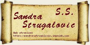 Sandra Strugalović vizit kartica